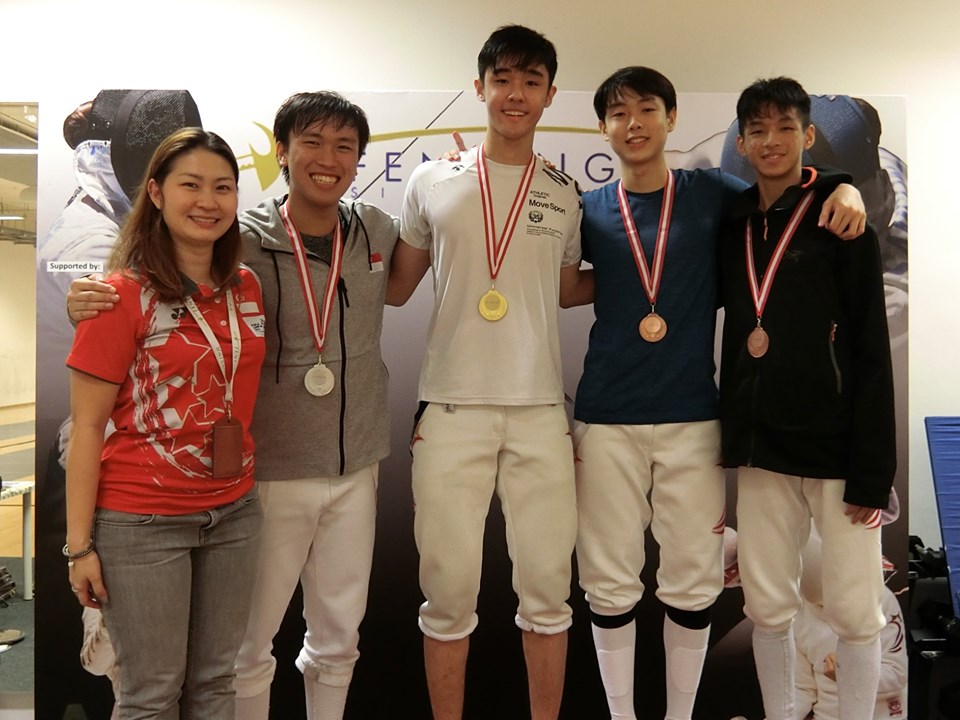 3 gold medals for Blade Club fencers at Senior competition Blade Club
