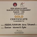 Kiria makes achieves a historical performance again, qualifies for the Paris Olympic Games!