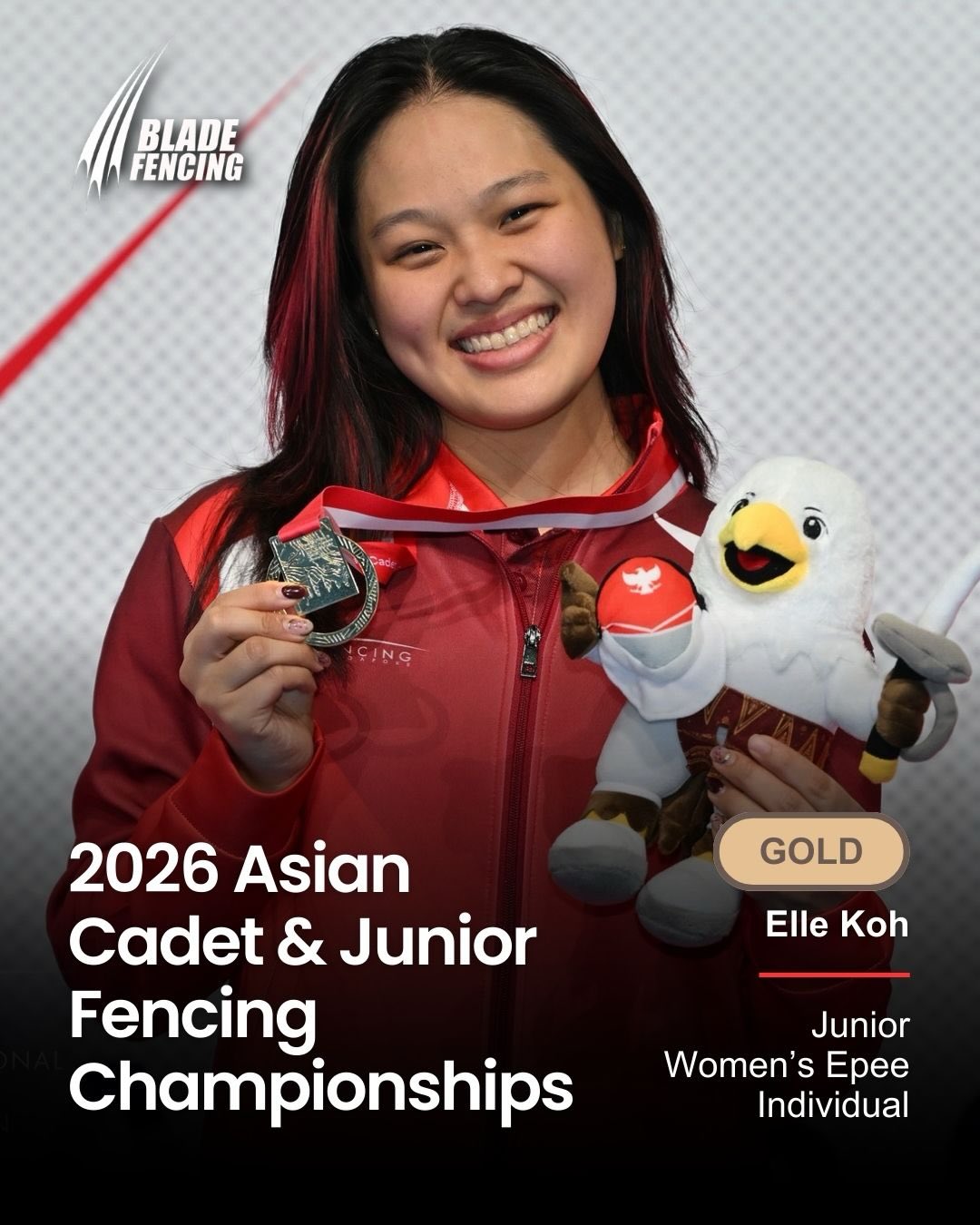 Elle Koh Gold Asian Junior Championships 2026