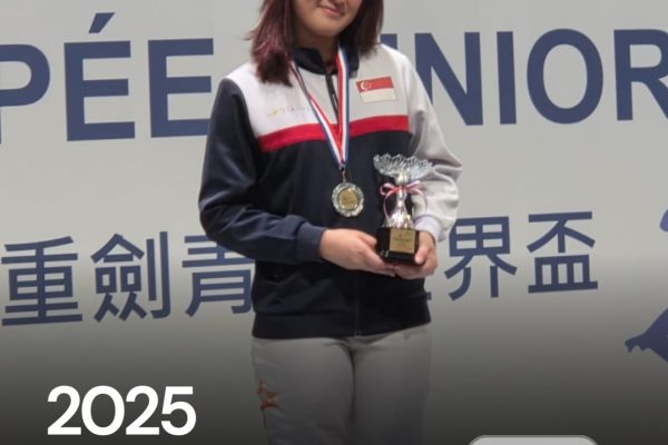 Elle Koh Junior World Cup Hong Kong 2025 Silver Medal Women's Epee