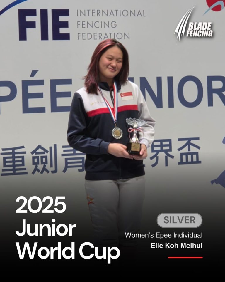 Elle Koh Junior World Cup Hong Kong 2025 Silver Medal Women's Epee